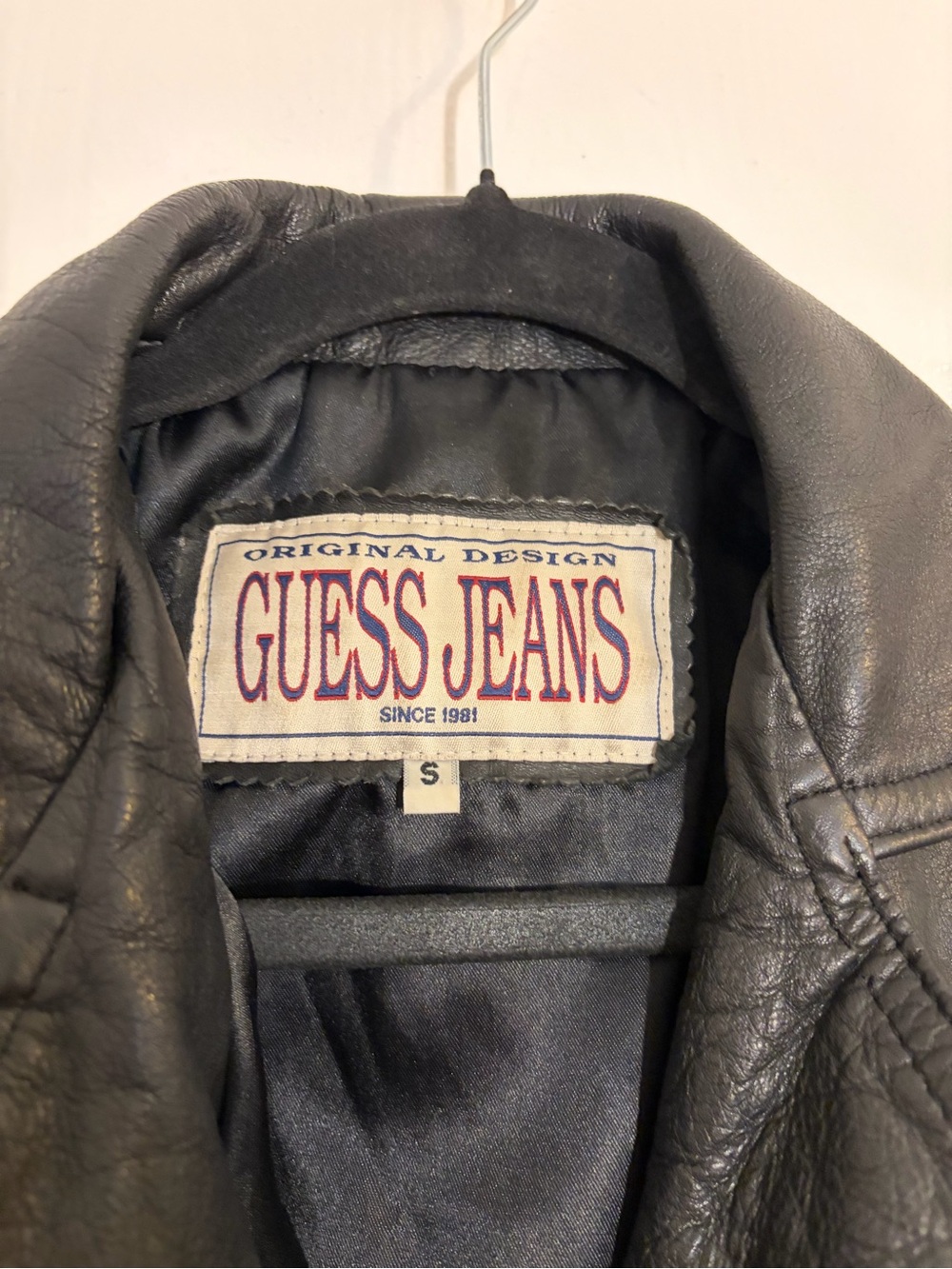 Guess Black Leather Button-Front Jacket - Picture 2 of 5